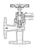 AW 33114 Quick-closing Valve, springloaded, angle pattern, hydr./pn. operation